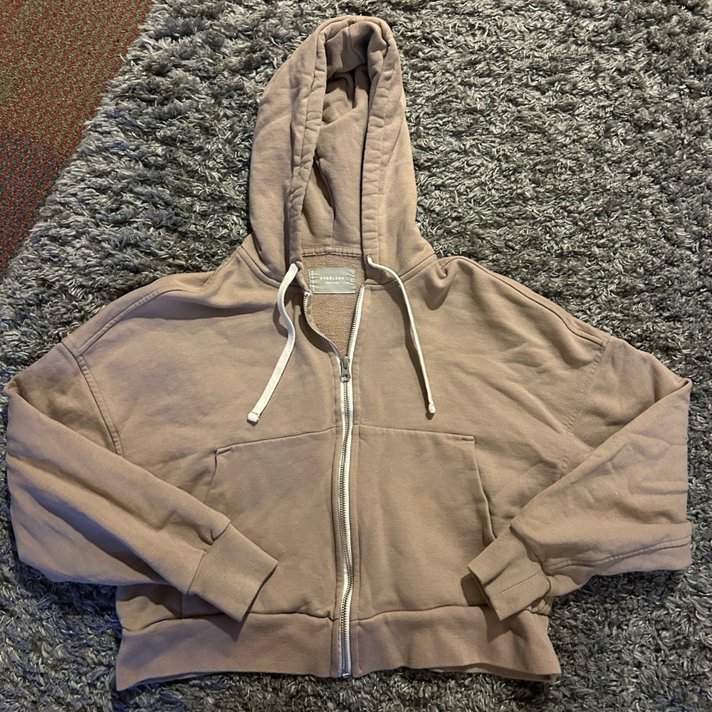 Everlane organic cotton zip up